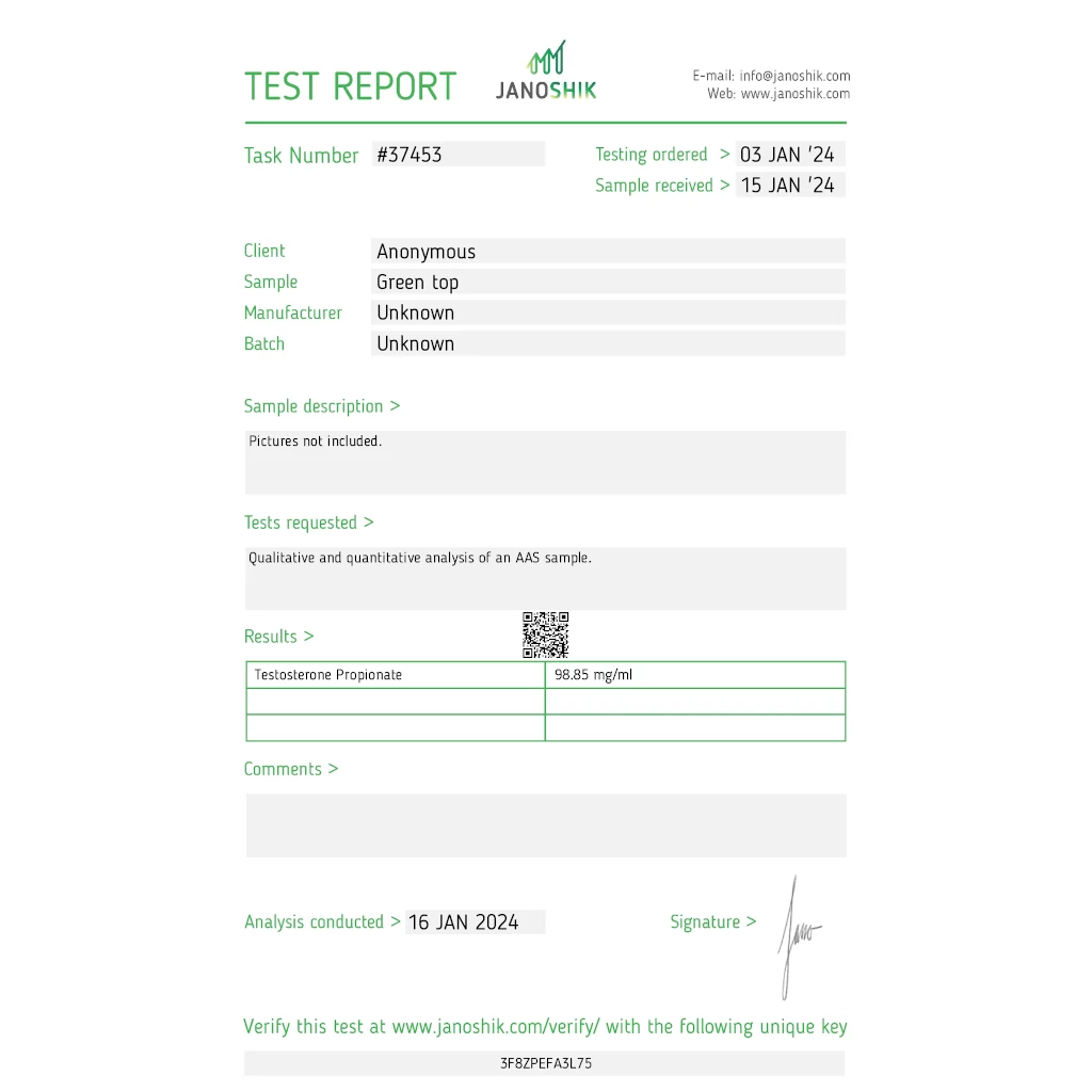 Testosterone Propionate 100